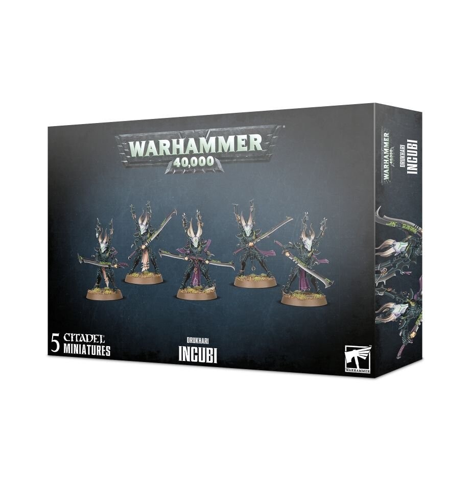INCUBI 5 miniature DRUKHARI citadel WARHAMMER 40K games workshop ELDAR OSCURI et