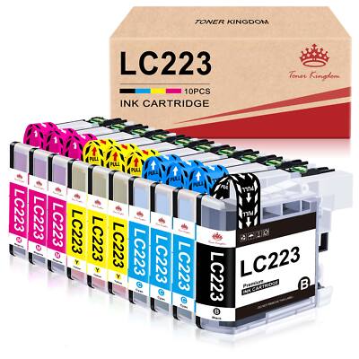 1-10x LC223 Patronen XXL für Brother MFC-J480DW MFC-J4420 -J4620DW LC221 LC223XL