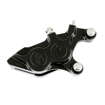PM Bremssattel vorne links Schwarz f. Harley-Davidson BigTwin u. XL hinten links