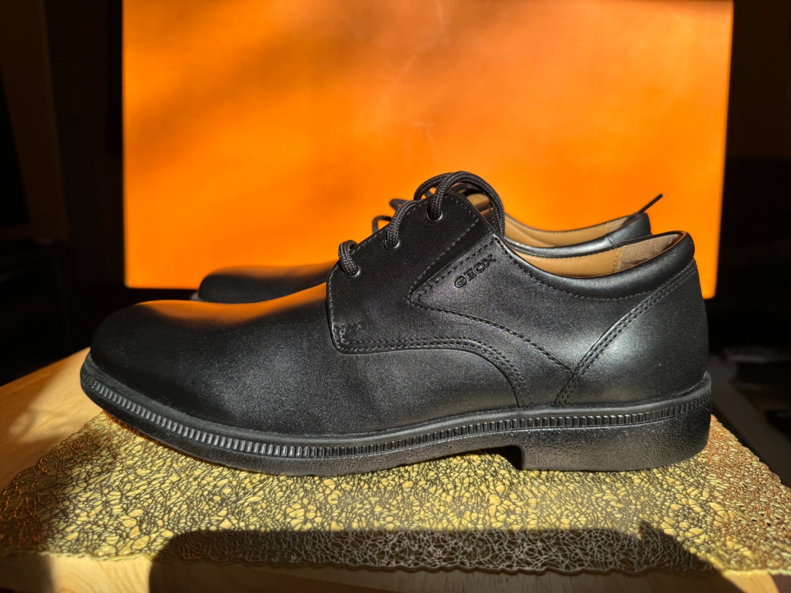 Geox J Federico Oxford Boys Leather Shoes Lace Up size 41 image 9