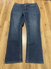 Riders by Lee Jeans, Women's Size 16M, Blue, Denim, Mid Rise Straight Leg