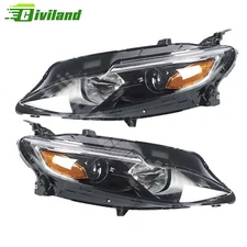Halogen Headlight Headlamp Pair Left+Right For 2019 2020 2021-2025 Chevy Malibu