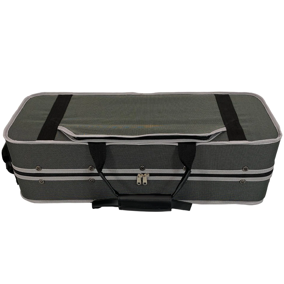 D'Luca Wooden Double 4/4 Violin Case - Image 4 of 4