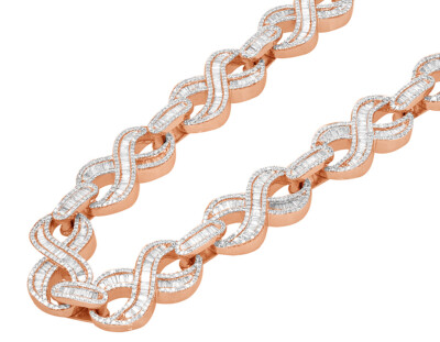 GLD × OTF Baguette Infinity Chain OTF Baguette Pendant – The GLD Shop