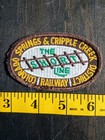 Woven Patch Lot 2 Train The Short Line D&RGW Harrow Gauge Colorado Oval — photo 3