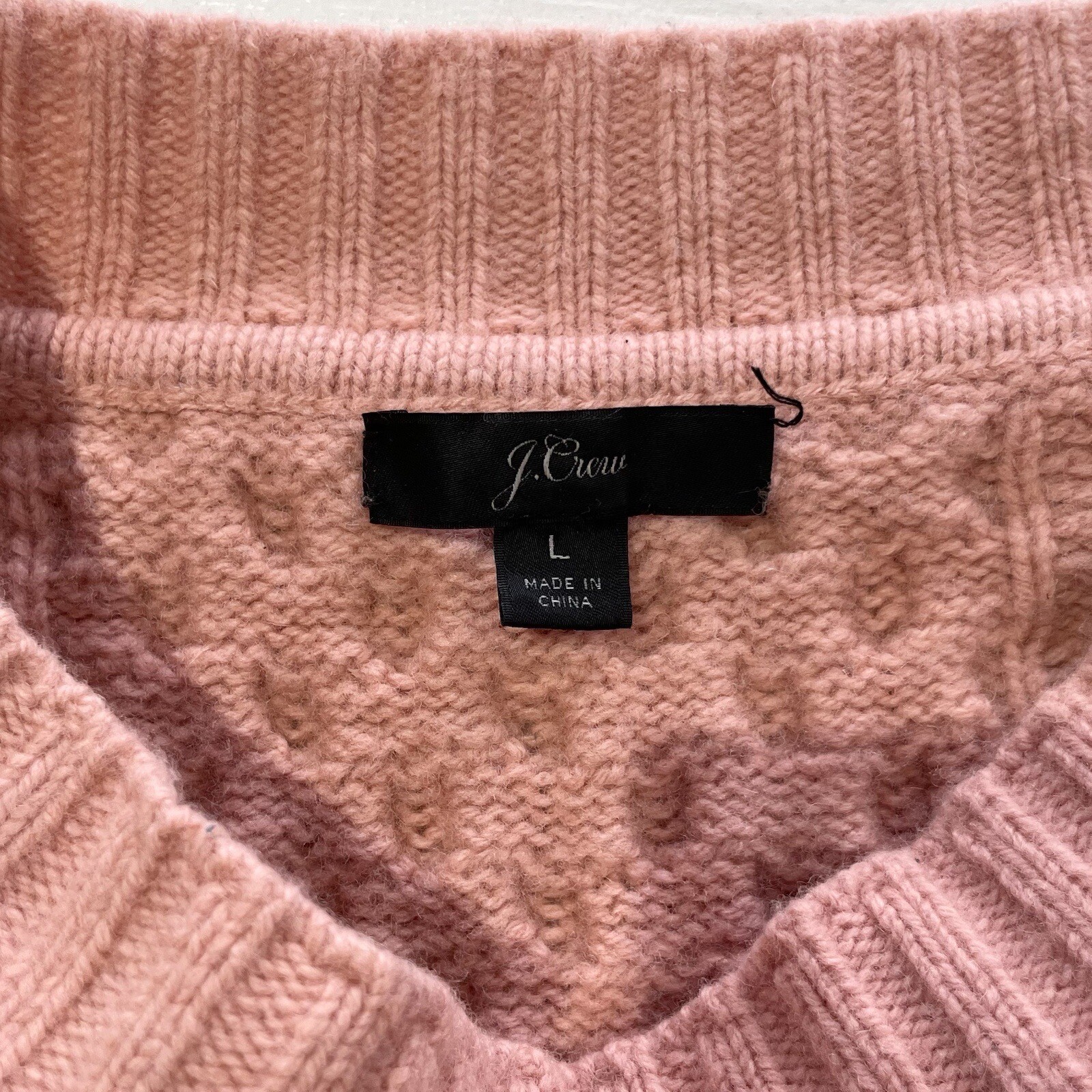 J Crew Cable Knit Patchwork Wool Blend Tunic Swea… - image 16