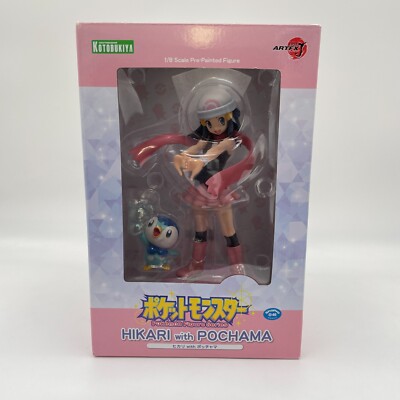 Kotobukiya ポケットモンスター Hikari with Pochama Pokemon Series Hikari with Pochama Piplup 1/8 Figure ARTFX
