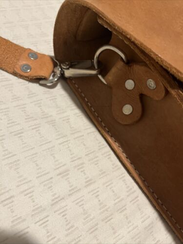 Maletín de cuero blanco Buffalo Republic bolso mensajero - Imagen 6 de 21