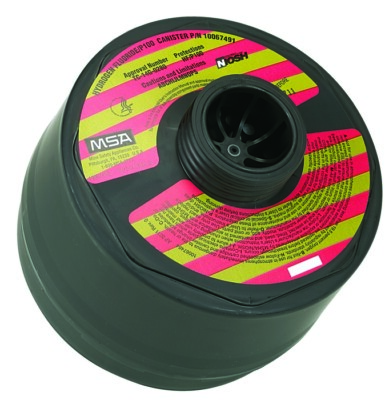 MSA 10067491 CANISTER ASSEMBLY, HF, CL, O2, CL, P100