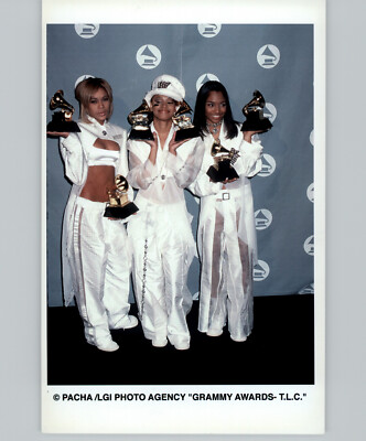 T.L.C. Grammy Awards Win Press Photo 90s Pop Icons 