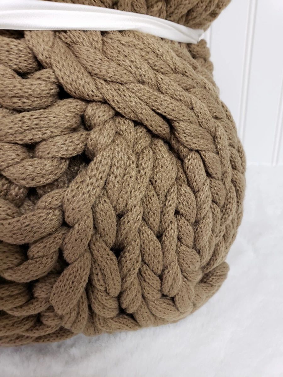 Pottery barn online colossal handknit throw