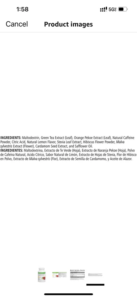 Herbal Tea Concentrate 3.6oz. Lemon Flavor Free Shipping - Image 4 of 4