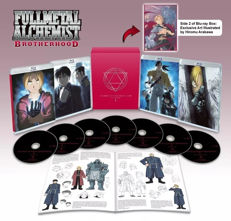 Fullmetal Alchemist Brotherhood Limited Edition Blu-ray Box Set 1