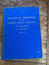 geological expedition to the lesser sunda islands vol 111. 1941