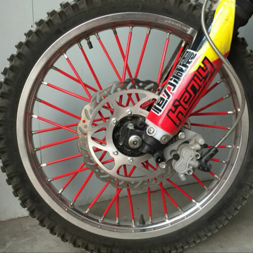 Decorazione moto Motocross Wheel Spoke impacchi cerchioni Skins protettore ATV - Foto 3 di 6