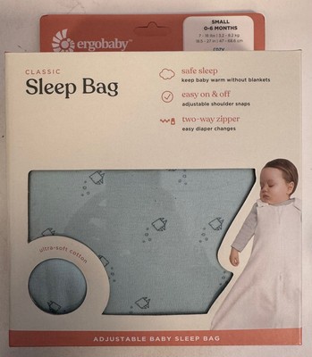Ergobaby Classic Schlafsack, blau, klein, 0-6 Monate, 2,5 Tog