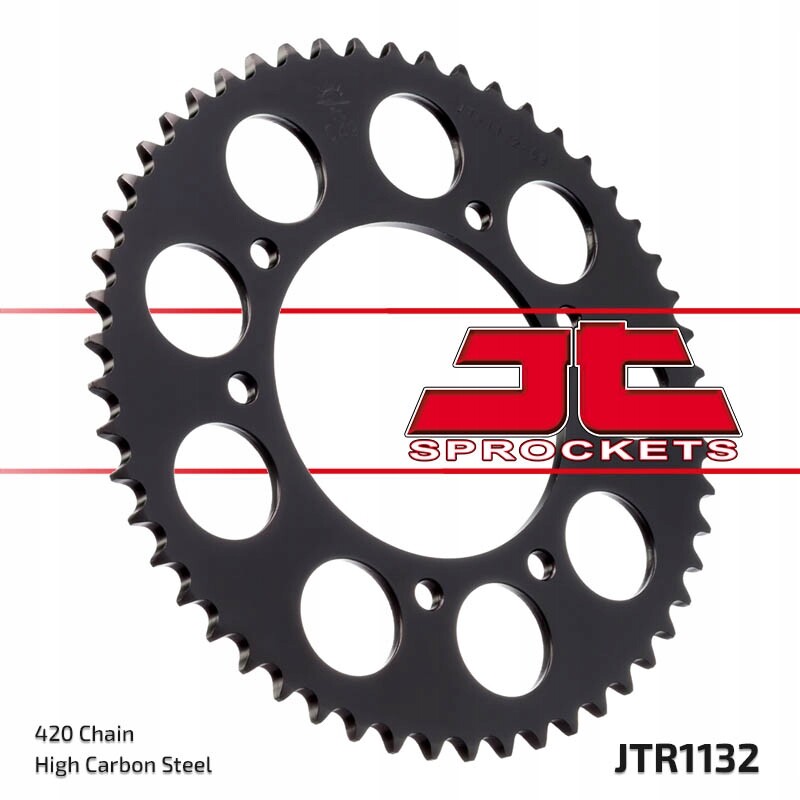 Pignon arrière JT 4406 53 dents pour éliminer les sauts de chaîne sur Derbi Senda