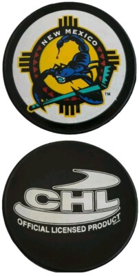 NEW MEXICO SCORPIONS CHL OFFICIAL HOCKEY PUCK CENTRAL HOCKEY