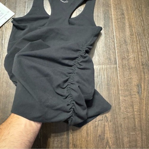 Beyond Yoga Beyond the Bump Side Ruched Racerback Maternity Tank Black Size XS - Picture 4 of 11