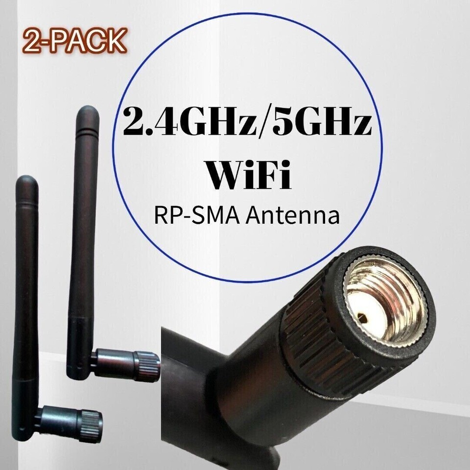 Router One100x 100X RP-SMA Antenna for WiFi 2.4GHz 5Ghz Wireless Router or Card Female ...