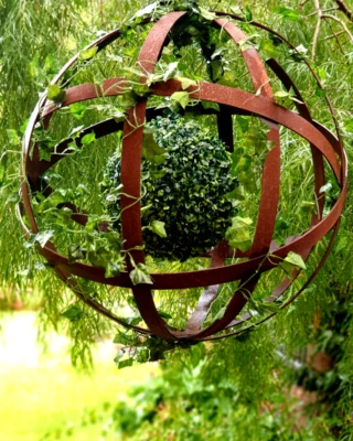 Ivy Covered Garden Sphere Orb Ball Made In Melbourne Other