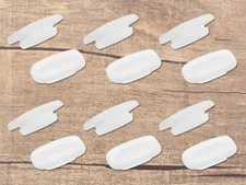 Vonxyz Replacement Rubber Nose Pads for-Maui Jim Black Coral MJ249 Frame