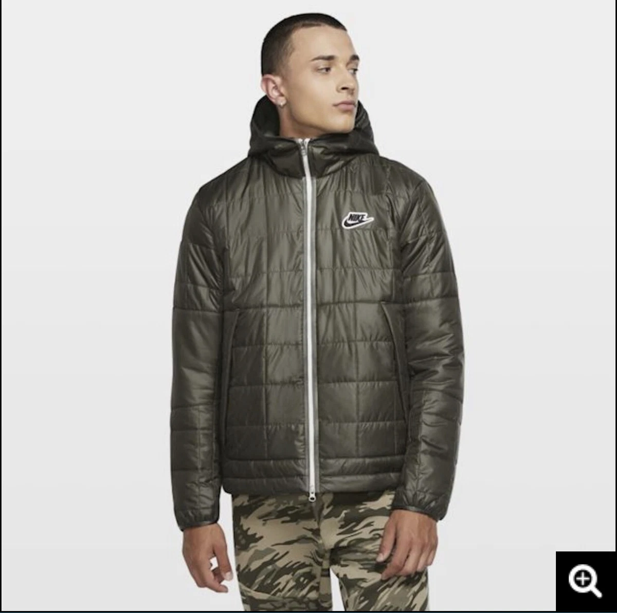 Nike Sportswear Synthetic-Fill Jacket CU4422 380 Marsh Green Mens Size M |  eBay