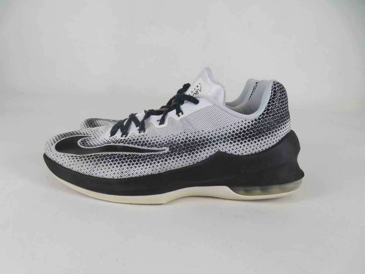 Nike Air Max Infuriate Low Mens Shoes White Black Sneaker