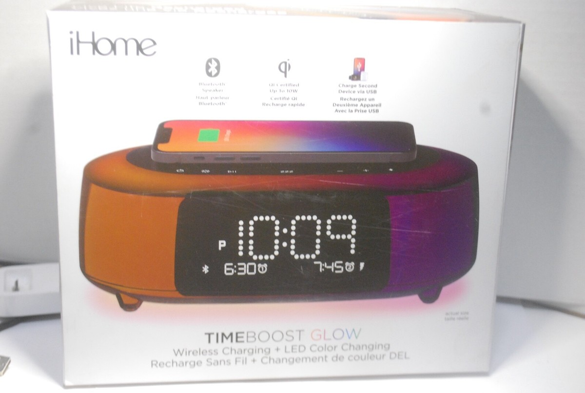 Power Valet Ihome In Wireless Charging Charging Clock Iw18 Ihome