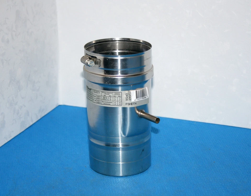 DuraVent 4" - FasNSeal AL29-4C Special Gas Vent Pipe FSHDT4