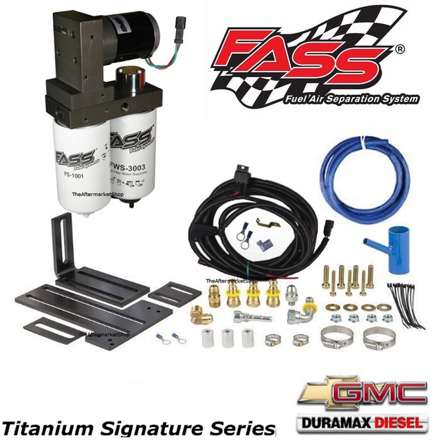 Fass Fuel Pump Signature Kit 20152016 GMC Sierra 6.6L Duramax LML