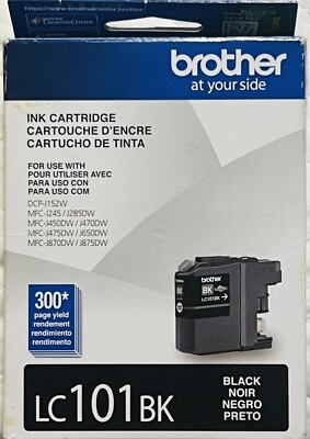 Brother LC101BK Black Ink Cartridge Brand New | eBay