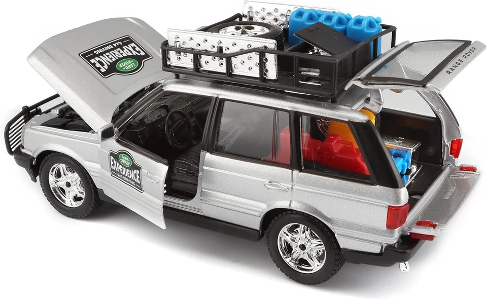 Range Rover Land Rover Experience 4x4 Silver Burago Bburago 1:24 Nuovo 1/24 - Immagine 4 di 4