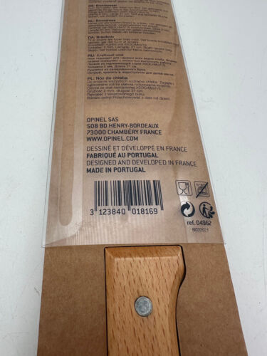 Original Opinel Brotmesser Parallele 34,3cm Buche rostfrei Edelstahl OVP - Bild 6 von 7