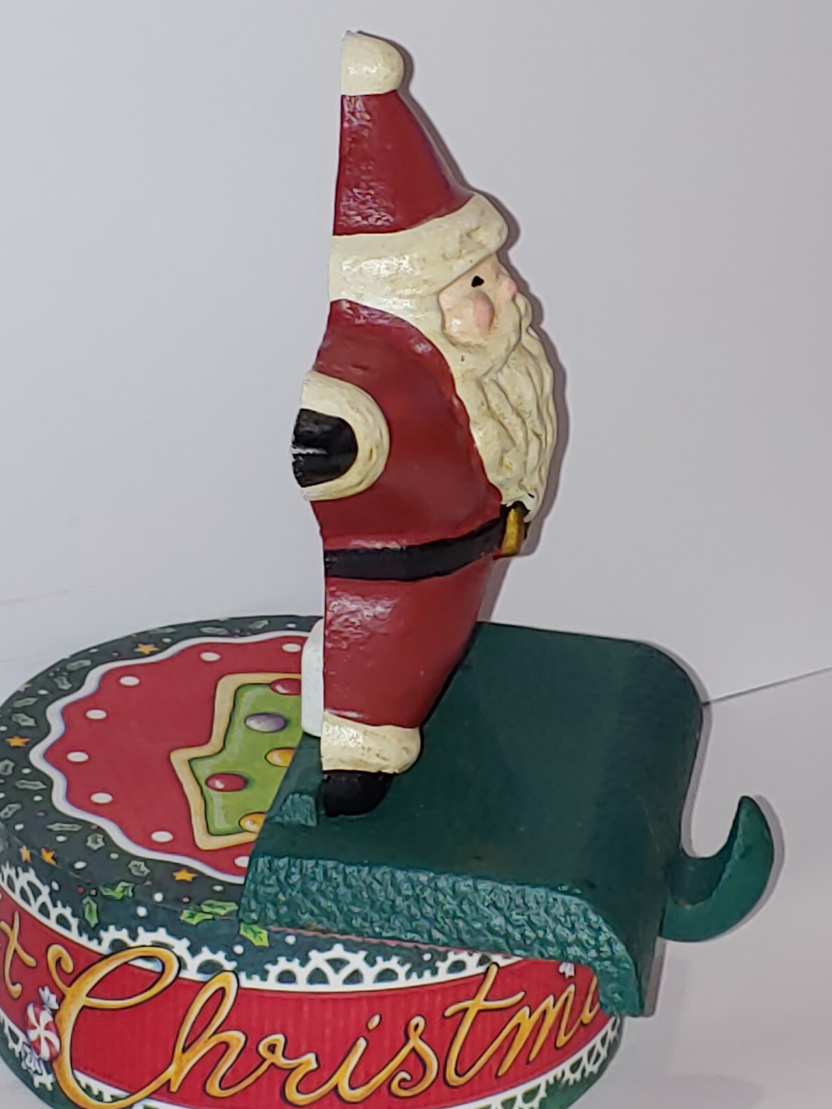 EDDIE BAUER Stocking Hanger Holder MIDWEST cast iron STAR SANTA