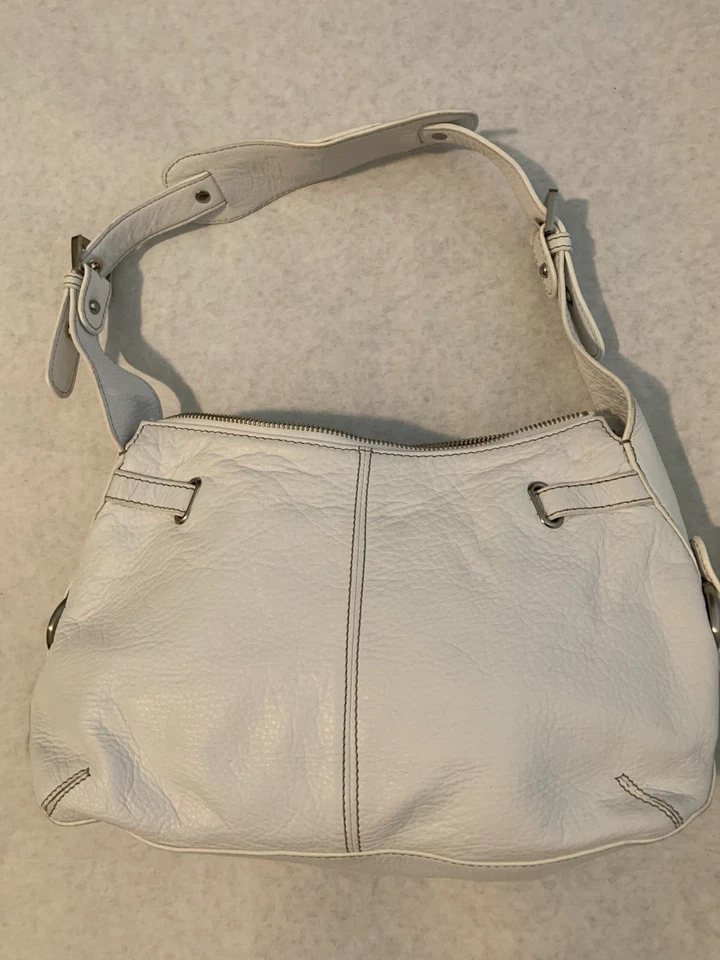 Bolso de mano Jones New York de cuero marfil Foto 2 de 4