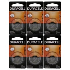 6 x1 2025 Duracell Coin Cell Batteries - Lithium 3V - ECR2025, KECR2025-1, NA 