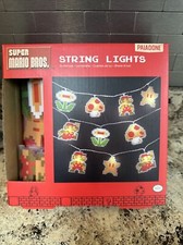 Nintendo Super Mario Bros String Lights Battery Operated New for 2023 by Paladon