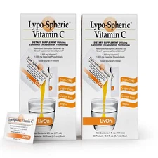 LivOn Laboratories Lypo–Spheric Vitamin C – 1000 mg Vitamin C & 1000 mg Essen...