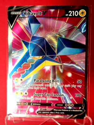 ホロウィンゲー 210HP ポケモンカード Vikavolt V HP210 2020 Full Art Ultra Rare Collectible Pokemon Card