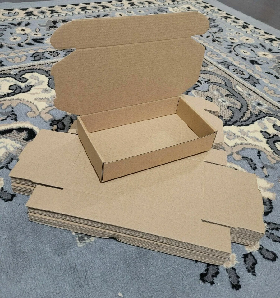Lot of 50 Brown Corrugated Shipping Mailer Packing Box 8"x4"x1" (20x10x2.5 cm) - Image 4 of 4