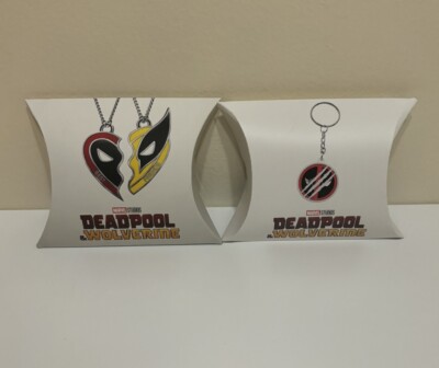 Deadpool & Wolverine Best Friends Bracelets And Keychain RARE Dave & Busters NIB