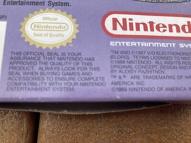 Tetris NES 1987 Nintendo caja manual espuma vintage