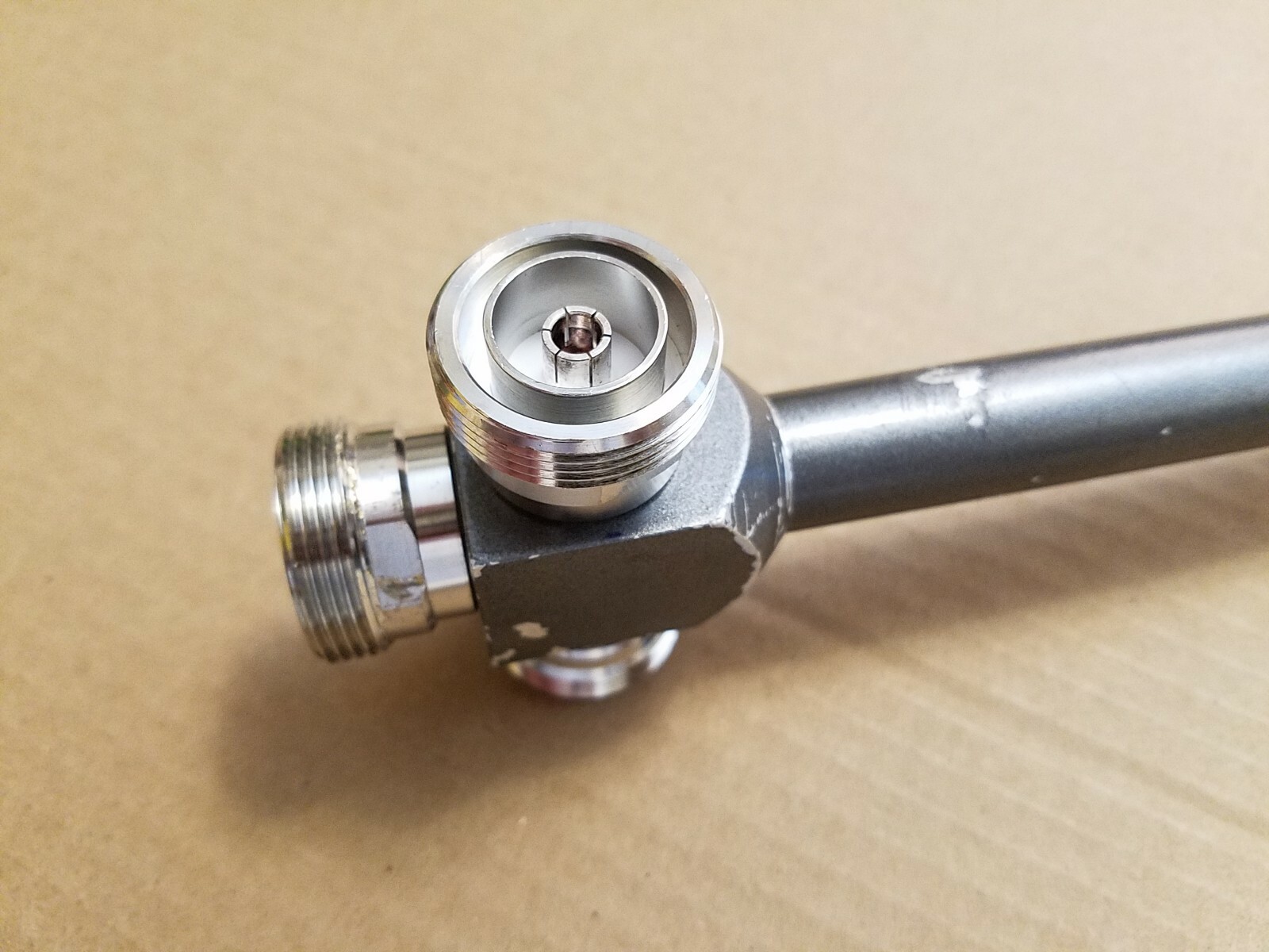 MicroLab D3-08FD 7-16 DIN 3-Way Power Splitter 500W 380MHz-2.7GHz RF Microwave