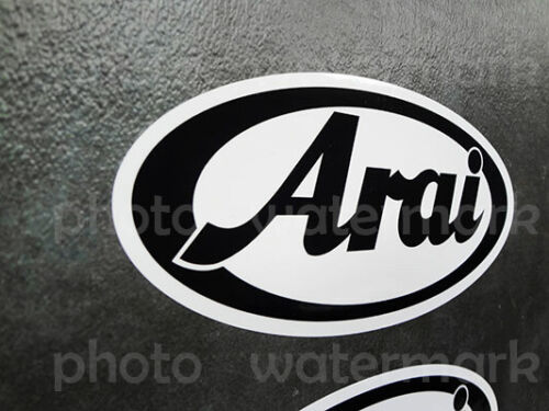 2pc Arai Stickers Decals logos Helmet Racing calcomanias Sponsor MX Kart SCCA - Picture 2 of 2