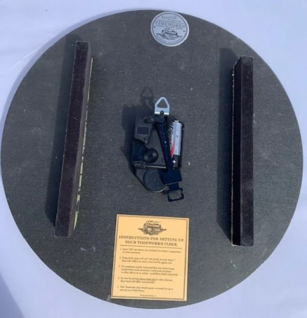 Timeworks Clock - 49 Bond Street - London - Berkeley, California - Black & Gold - Image 2 of 3