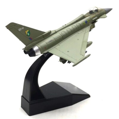 1:100 RAF Eurofighter Typhoon EF-2000 Fighter Model Diecast Military Collection