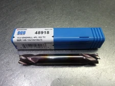 Kyocera/SGS 10mm 4 Flute Carbide SQ DE Endmill 10mm Shank 48918 (LOC983B)