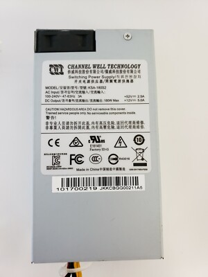 CWT Power Supply for Lorex Hkvision Swann FLIR NVR CCTV Recorder KSA-180S2 PSU