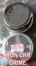WP16 DAVART DAVE'S WEATHERING POWDERS ALL NATURAL PIGMENT IRON CHR GRIME GRIT